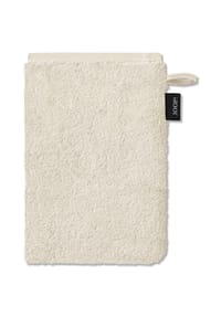 JOOP! CLASSIC DOUBLEFACE Waschhandschuh 16x22 cm, Creme - JOOP! CLASSIC DOUBLEFACE - Anthrazit