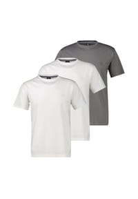LERROS - T-Shirt 3er Pack Basic - Basalt grey