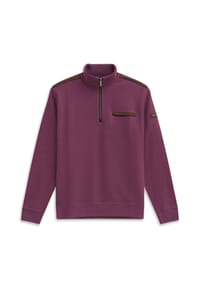bugatti - Sweatshirt, Troyer, für Herren - 770  BROMBEERE