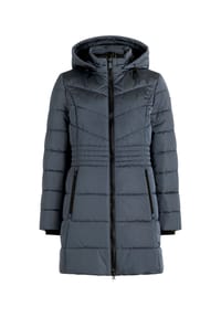 BETTY BARCLAY - Steppjacke mit abnehmbarer Kapuze - Flame Red