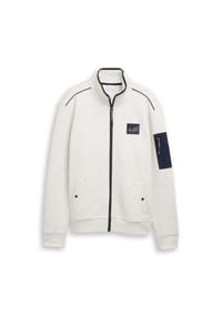 TOM TAILOR - Sweatjacke, Stehkragen, für Herren - 14406 DARKEST OLIV