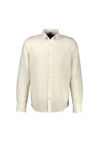 LERROS - Herrenhemd aus Baumwoll-Leinen-Mix - BROKEN WHITE