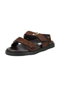 STEVE MADDEN - Veloursleder Sandalen - Dunkelbraun