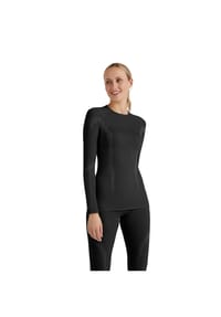 FALKE - Wool-Tech Funktionsshirt, wärmend, geruchshemmend, für Damen - 3000 BLACK