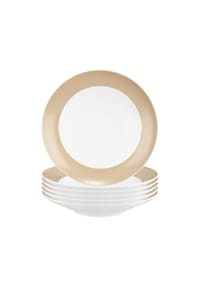 Seltmann Weiden Suppenteller Liberty Pure Colors ø 23,5 cm 6er Set - LIBERTY PURE COLORS - beige