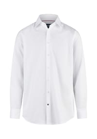 HECHTER PARIS - Langarmhemd im Modern Fit-Schnitt - weiss