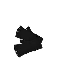 SEEBERGER - Fingerhandschuhe, Rippbündchen, für Damen - 10 BLACK