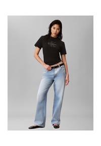 Calvin Klein Jeans - T-Shirt, Baumwolle, für Damen - 3FS PINK