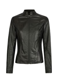 bugatti - Lederjacke BULady-124 aus weichem Leder - black