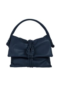 Samantha Look - Handtasche Echt Leder, Made In Italy - blau