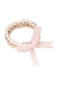 VALERO PEARLS - Damen Armband aus Süßwasser-Zuchtperle in Weiß mit Süßwasser-Zuchtperle - weiß