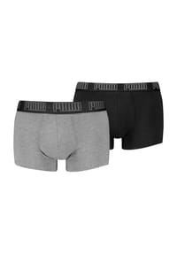 PUMA® - Everyday Pants kurz, 2er-Pack, für Herren - 001 BLACK / BLACK