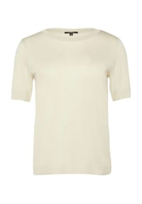 comma, - Shirt, Halbarm, für Damen - 8102 BROWN