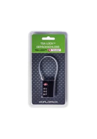 WORLDPACK - Reiseaccessoires Reiseaccessoires Kofferschloss mit Zahlenschloss 9.5 cm - schwarz