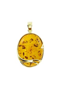 OSTSEE-SCHMUCK® - Anhänger , Lotte , Gold 333/000 - gold