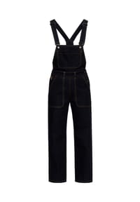 QUEEN KEROSIN - Latzhose im Workwear-Style - Denim