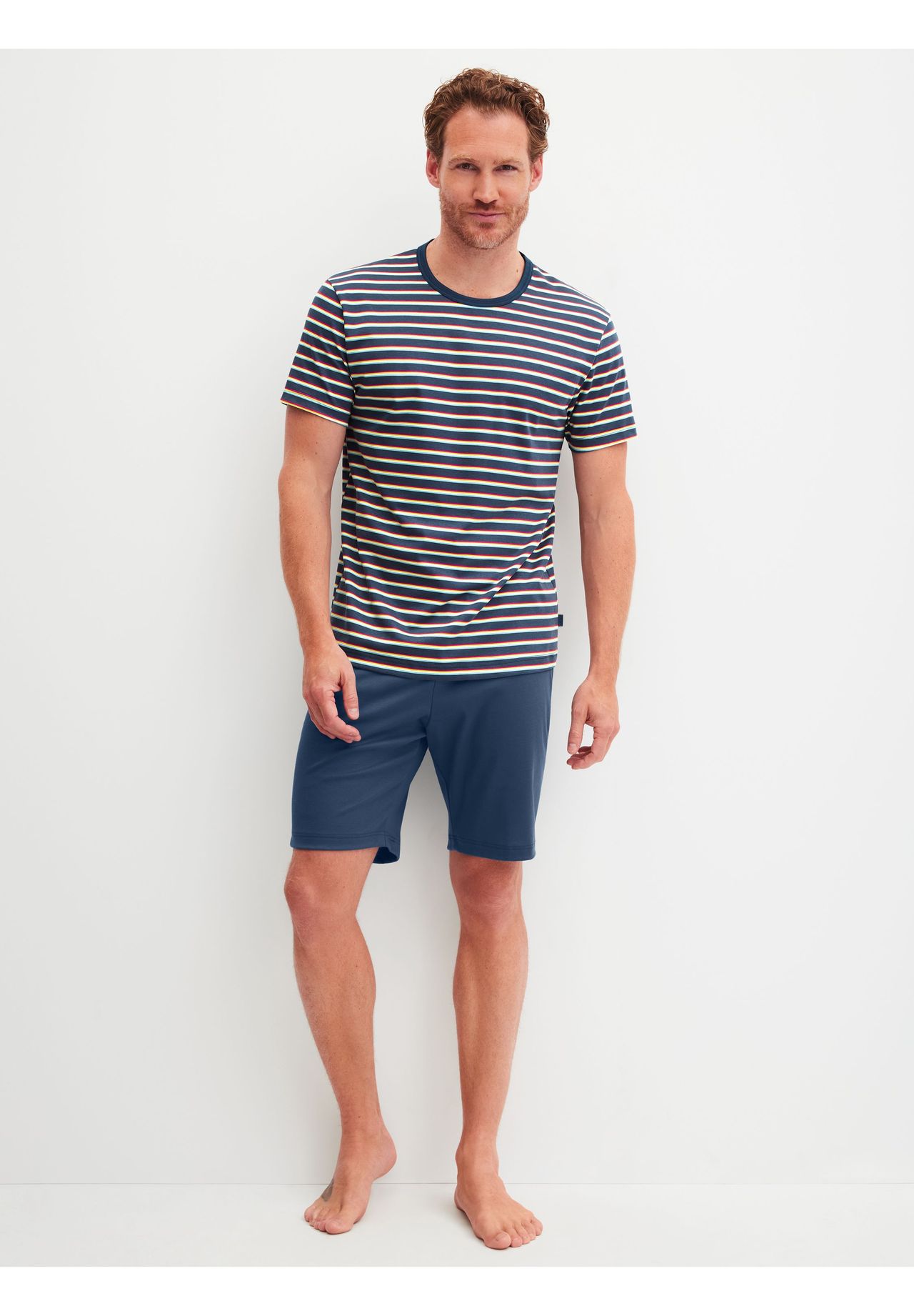 Calida Schlafanzug, Kurz, FüR Herren, Blau, L
