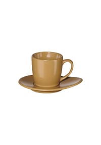 ASA - Cuba Ocra Espressotasse mit Untertasse - Gelb