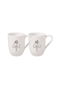 Villeroy & Boch Mr and Mr Set 2tlg. Statement - Statement - weiß