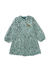 JETTE - Shirtkleid, Reißverschluss, für Kinder - PINE GREEN AOP