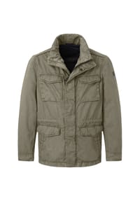 redpoint - Modern Fit Fieldjacket aus reiner Baumwolle BUD - oliv