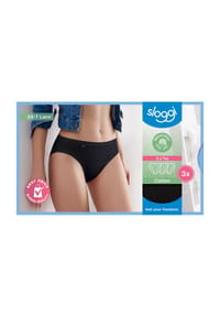 sloggi - 24/7 Cotton Lace Taillenslip, 3er-Pack, Bordüre, für Damen - brush