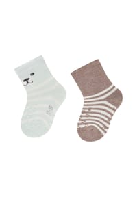 Sterntaler® - Stoppersocken, 2er-Pack, für Babys und Kleinkinder - 400 HELLTÜRKIS