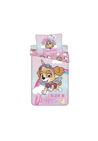 SPIN MASTER™ - Paw Patrol Bettwäsche-Set aus Baumwolle - 140 x 200 cm + 70 x 90 cm - Rosa 140 x 200 cm
