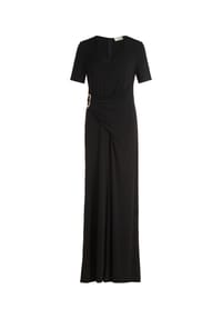 Vera Mont - Jumpsuit mit Raffung - Schwarz
