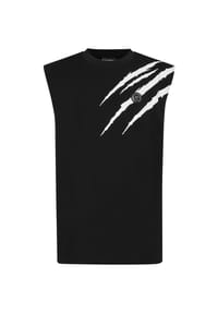 PLEIN SPORT - Tank-Top SCRATCH - black