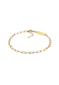 KUZZOÍ - Armband Herren Gliederkette Oval 925 Silber - Schwarz