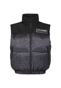 PLEIN SPORT - Weste LEOPARD - black