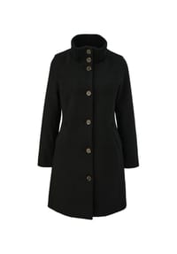 s.Oliver - Wintermantel, Wollanteil, Ripp-Stehkragen, für Damen - 82W2 BEIGE/BROWN