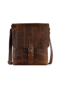 bugatti Nevio - Umhängetasche NEVIO Echt Leder - cognac