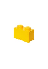 LEGO® - LEGO Aufbewahrungsbox Storage Brick 2 - Yellow, Kunststoff, 25 x 12.5 cm - 