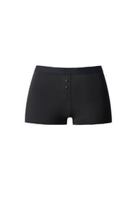 LASCANA - Boxershorts Sara, Zierknöpfe, für Damen - 4215 BLACK