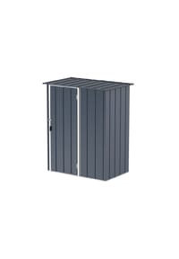 VCM. - Metall Gartenhaus 148x88 Geräteschuppen Garten Gerätehaus Schiebetür, H. 190 x B. 163 x T. 102 cm - 