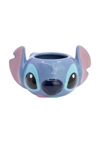 Disney - Disney Stitch 3D Tasse 375 ml Keramikbecher in Geschenkbox mit - Blau 13x14x8 cm