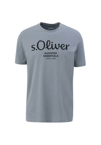 s.Oliver - T-Shirt, Baumwolle, für Herren - 01D1 WHITE