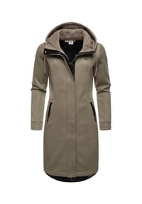 ragwear™ - Kurzmantel Letti Long Bonded - Black
