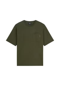 SCOTCH & SODA - Herren T-Shirt - Core Logo Front Chest T-Shirt, Rundhals, Kurzarm, Logo, einfarbig - Blau