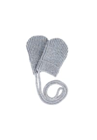 maximo® - BABY-Fausthandschuhe ohne Daumen, Strick - beigemeliert
