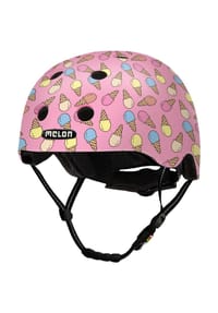 melon® - Kinderfahrradhelm Urban Active, ice cream matt - rosa