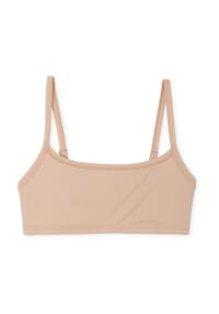 CALIDA - Eco Sense Bustier, bügellos, Spaghetti-Träger, leicht, für Damen - 001 WEISS