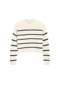 S.Oliver Red Label - Strickpullover, cropped, für Kinder - 04X2  WHITE