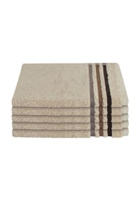 SCHIESSER - Frottier-Gästetücher Skyline Color im 5er-Set (30x50cm) - altrosa