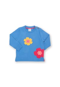 KITE - Kinder Flower Power Sweatshirt Bio-Baumwolle - blau