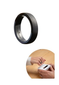 PAGOPACE - PAGO Bezahlring - Black Rough - Schwarz Matt