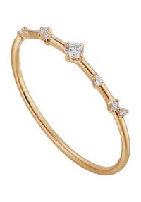 ANIA HAIE STARGAZER Damen Ring, 585er Gelbgold mit 7 Diamanten, zus. ca. 0,073 Karat Bild 1