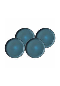 Ritzenhoff & Breker Speiseteller Visby ø 26,5 cm 4er Set - VISBY - blau
